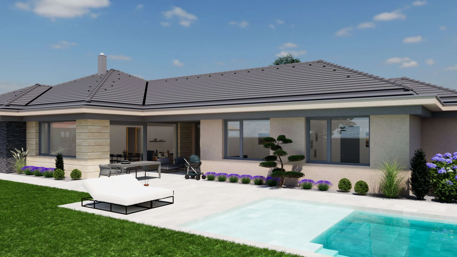 Földszintes családi ház