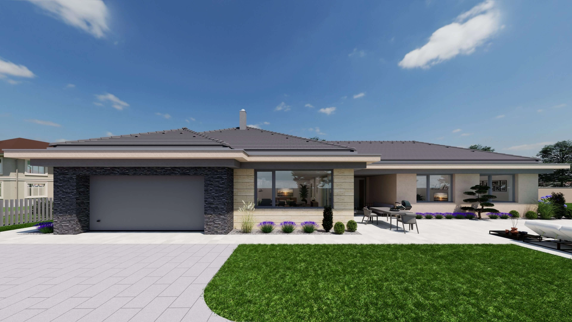 Földszintes családi ház