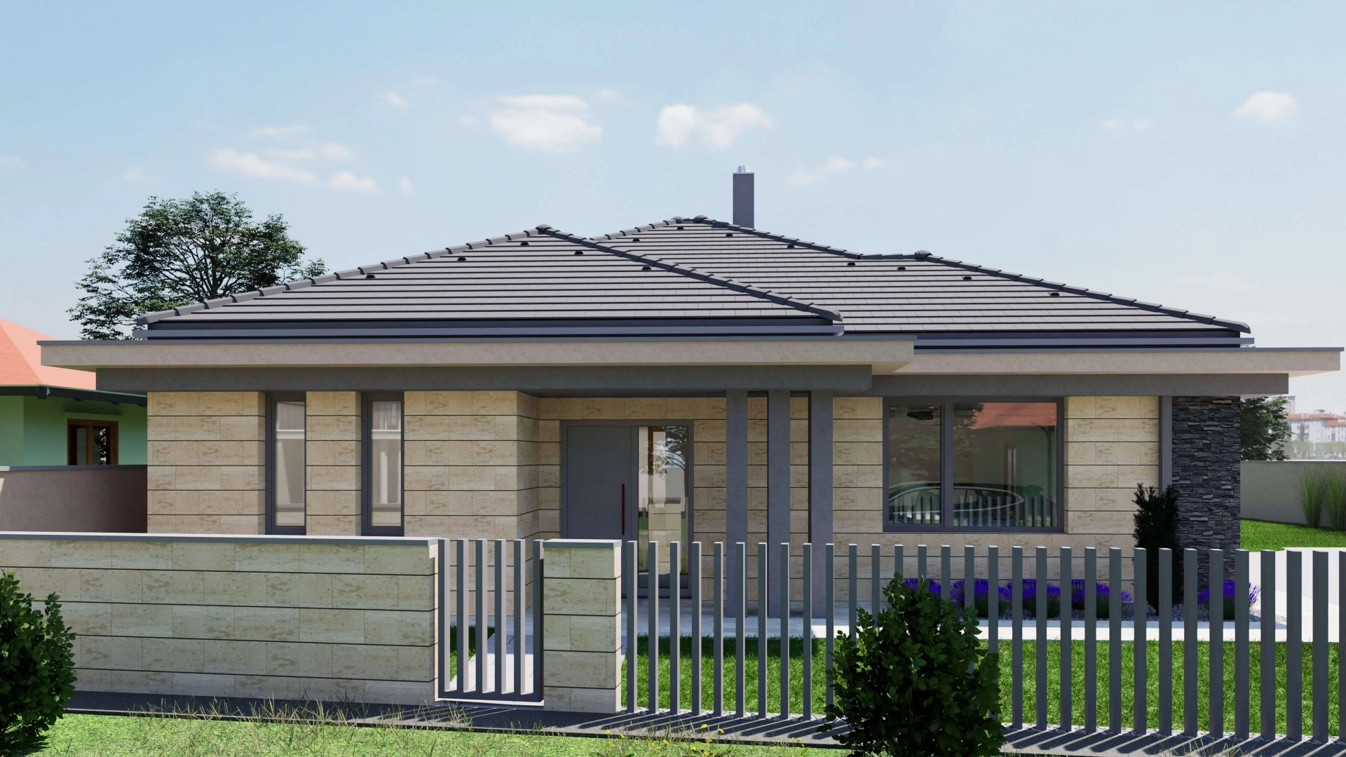 Földszintes családi ház