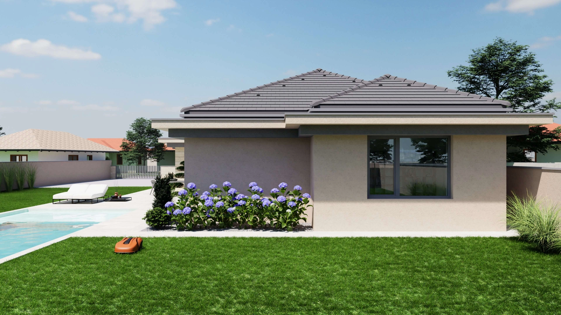 Földszintes családi ház